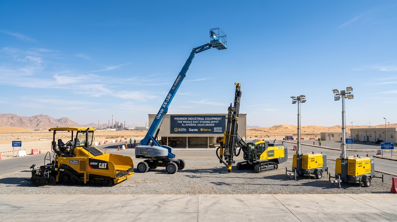 World-Class Heavy Equipment Brands represented by MEDCO across Saudi Arabia