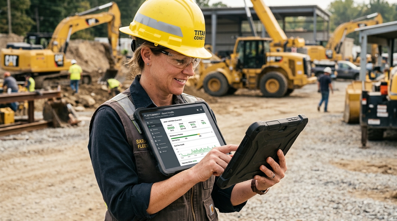 Service Records and Lifecycle Planning - Digital fleet management telemetry and maintenance records