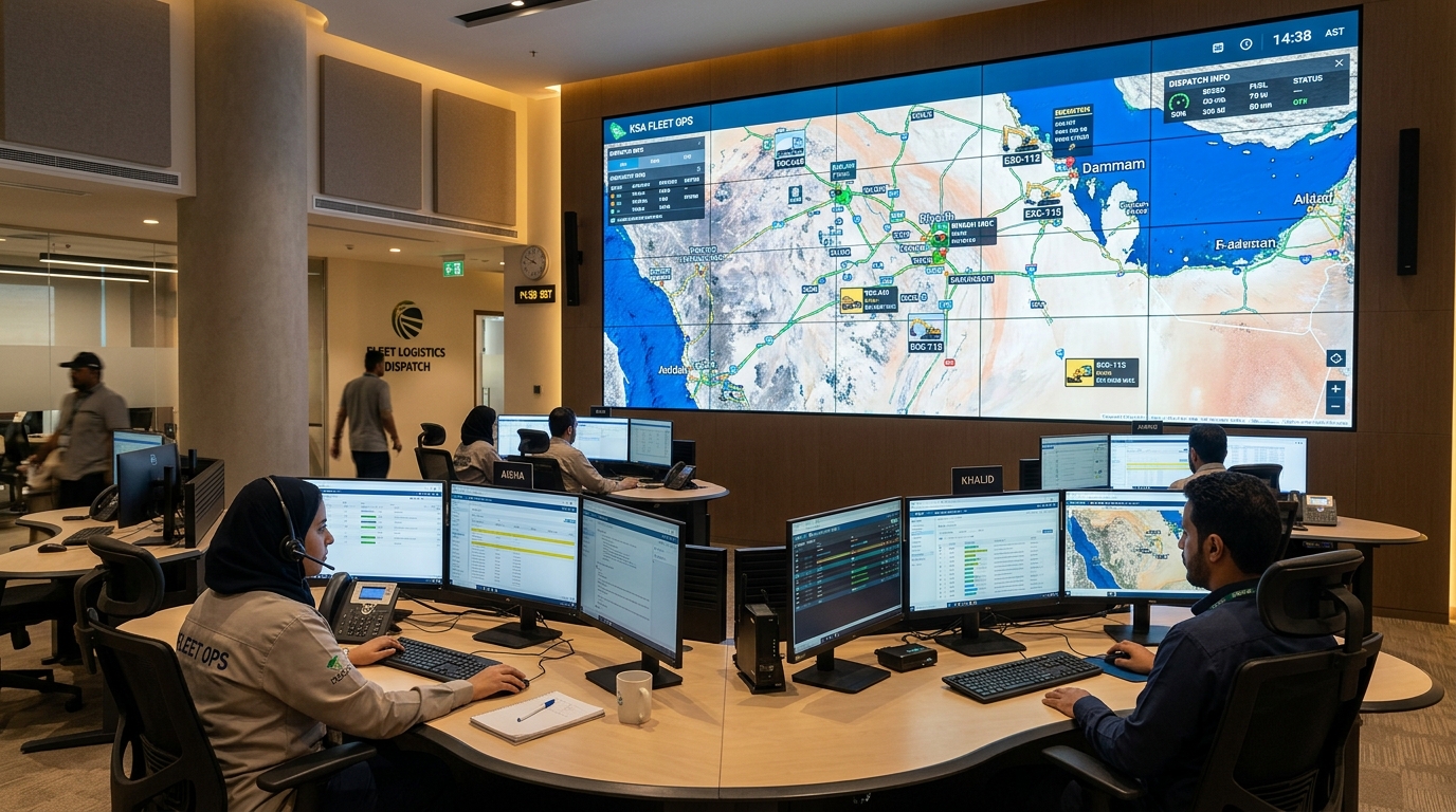 How MEDCO Coordinates a Service Request - Dispatch control room coordinating fleet operations