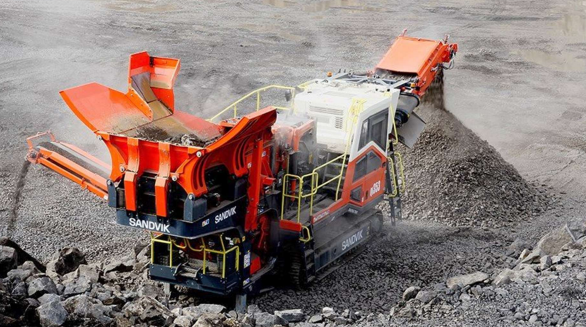 Sandvik Mobile Crushing, Screening and Surface Drilling supplied by MEDCO Saudi Arabia